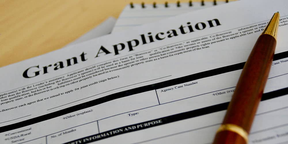 Grant application form